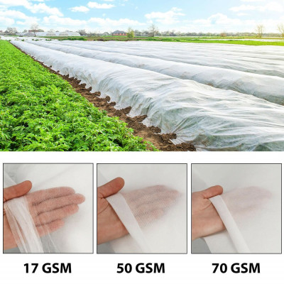 Netkaná agrotextilie 3,2m x 10m, standard, bílá SPRINGOS AG0011