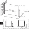 Boční výsuvná markýza 300x200 cm SPRINGOS AW0009 antracitová