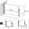 Boční výsuvná markýza 300x200 cm SPRINGOS AW0010 béžová