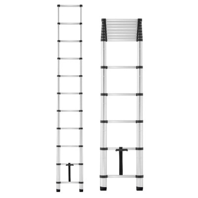 Teleskopický žebřík 260 cm + taška HIGHER TL-09 PRO