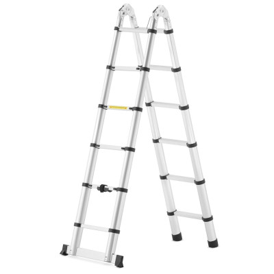 Teleskopický žebřík štafle 380 cm + taška HIGHER TL2-6 PRO