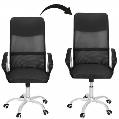 Kancelářská židle ergonomická SPRINGOS HF0033 černá