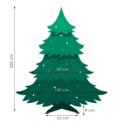 Vánoční stromek Jedle normanská 220 cm