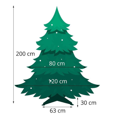 Vánoční stromek Smrk kavkazský 200 cm