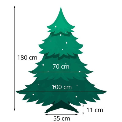 Vánoční stromek Borovice diamantová 180 cm