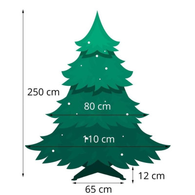 Vánoční stromek Borovice diamantová 250 cm