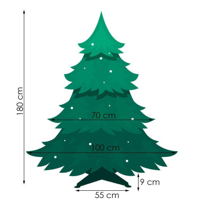 Vánoční stromek Smrk kavkazský 180 cm