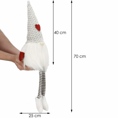 Skřítek GNOM s dlouhými nohami 70cm, vánoční dekorace