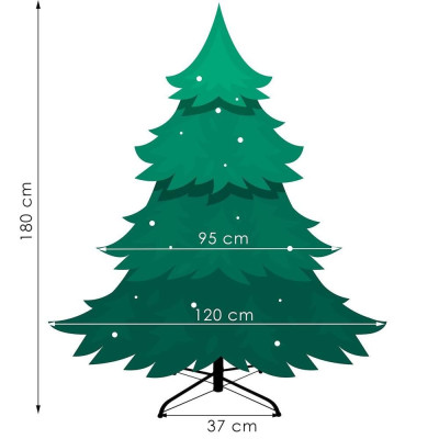 Vánoční stromek Smrk Premium přírodní 180 cm