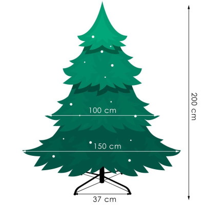 Vánoční stromek Smrk Premium alpský 200 cm