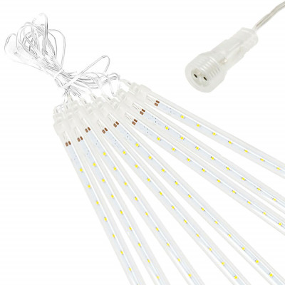 LED rampouchy 8ks - 4,2m, 288LED, IP44, studená bílá