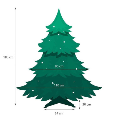 Vánoční stromek Smrk skandinávský 180 cm