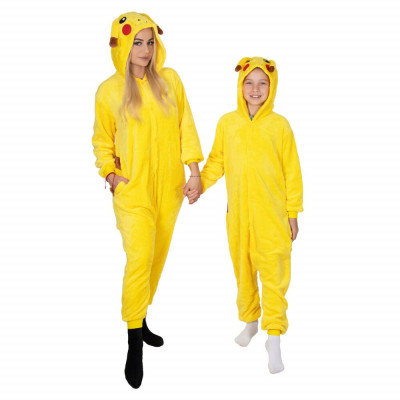 Pyžamo Pikachu vel. 130-140 cm SPRINGOS KIGURUMI žluté