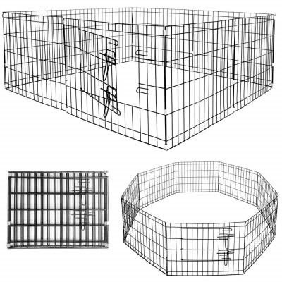 Skladací ohrádka pro psa - výběh pro štěnata 160x47 cm SPRINGOS PA1006