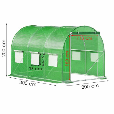 Náhradní folie pro foliovník 3x2x2 m SPRINGOS GT0002F