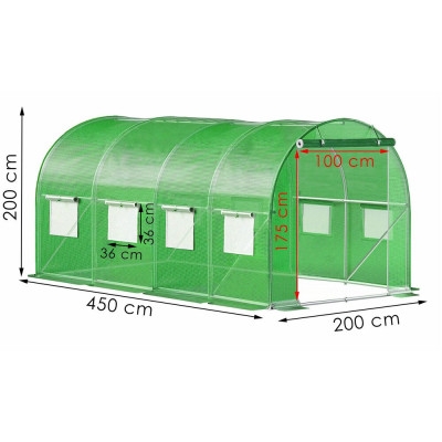 Náhradní folie pro foliovník 4,5x2x2 m SPRINGOS GT0004F