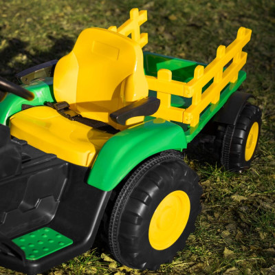 Dětský elektrický traktor s vlečkou SPRINGOS JOHN DEERE