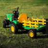 Dětský elektrický traktor s vlečkou SPRINGOS JOHN DEERE