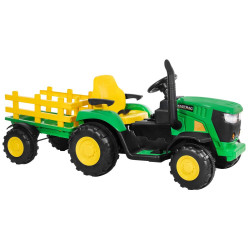 Dětský elektrický traktor s vlečkou SPRINGOS JOHN DEERE