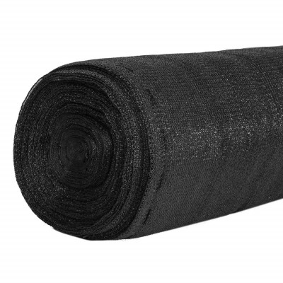 Stínící tkanina 150cm x 10m, 90% zastínění, černá SPRINGOS SN0040