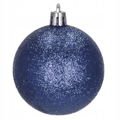 Vánoční baňky modré mix - 456cm, sada 30ks