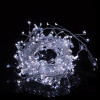 LED řetěz Nano Ježek - 3m, 100LED, 3xAA, studená bílá