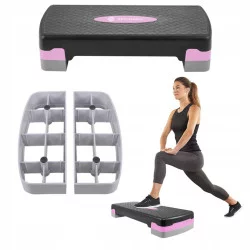 Stepper aerobic můstek 2-stupně 68x28 cm SPRINGOS FA0204