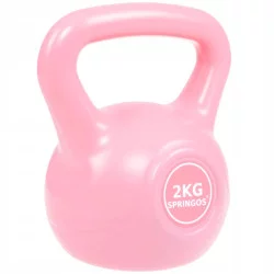 Kettlebell 2 kg ABS SPRINGOS růžový