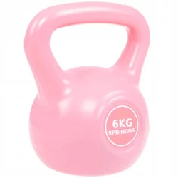 Kettlebell 6 kg ABS SPRINGOS růžový