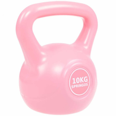 Kettlebell 10 kg ABS SPRINGOS růžový