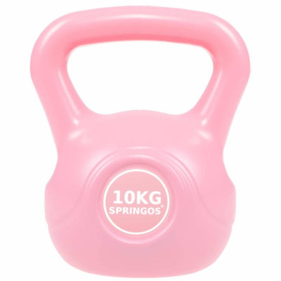 Kettlebell 10 kg ABS SPRINGOS růžový