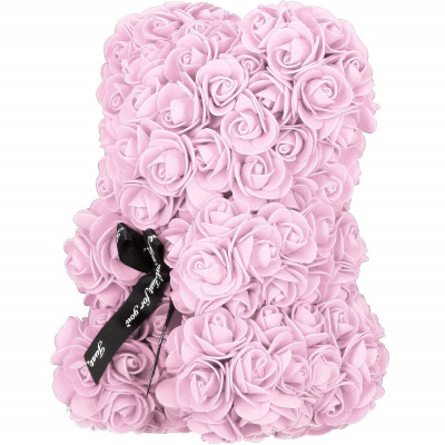 Medvídek z růží 30 cm, růžový SPRINGOS ROSE BEAR