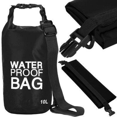 Nepromokavý vak 10l SPRINGOS WATER PROOF BAG černý