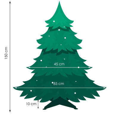 Vánoční stromek Borovice diamantová 150 cm