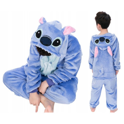 Pyžamo Kigurumi Sticth modré, vel. 130-140 cm SPRINGOS