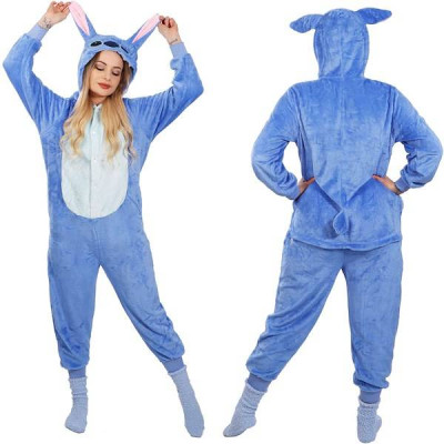 Pyžamo Kigurumi Sticth modré, vel. S SPRINGOS