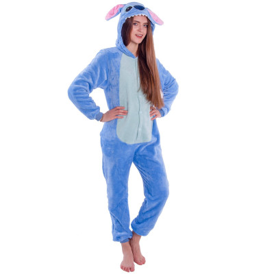 Pyžamo Kigurumi Sticth modré, vel. M SPRINGOS