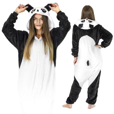 Pyžamo Kigurumi Panda černo-bílé, vel. S SPRINGOS